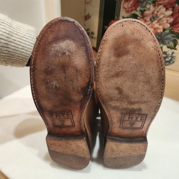 Frye 'Paige' Tall Riding Boots 100% Leather Sz 6 Brown - Picture 10 of 14